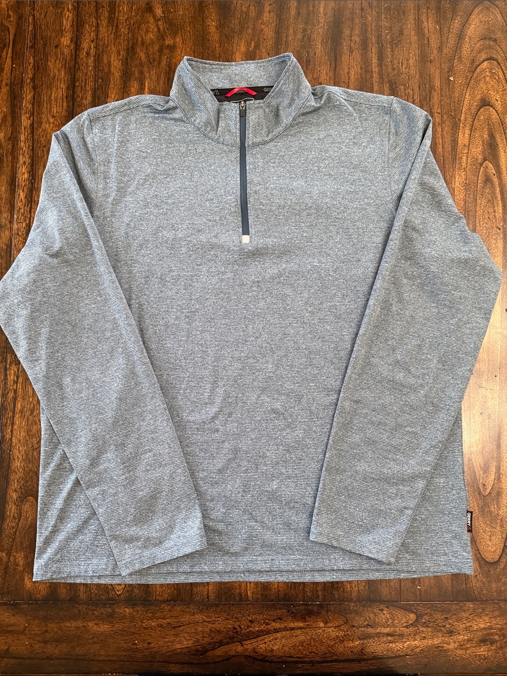 Gerry Weber Men's Blue Heather Quarter-Zip Sweater
